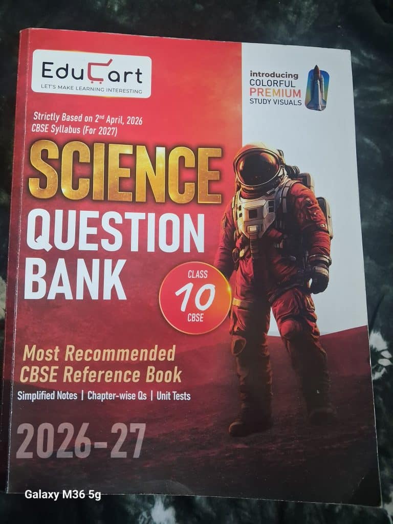 Educart Science Question Bank class 10 2026-27