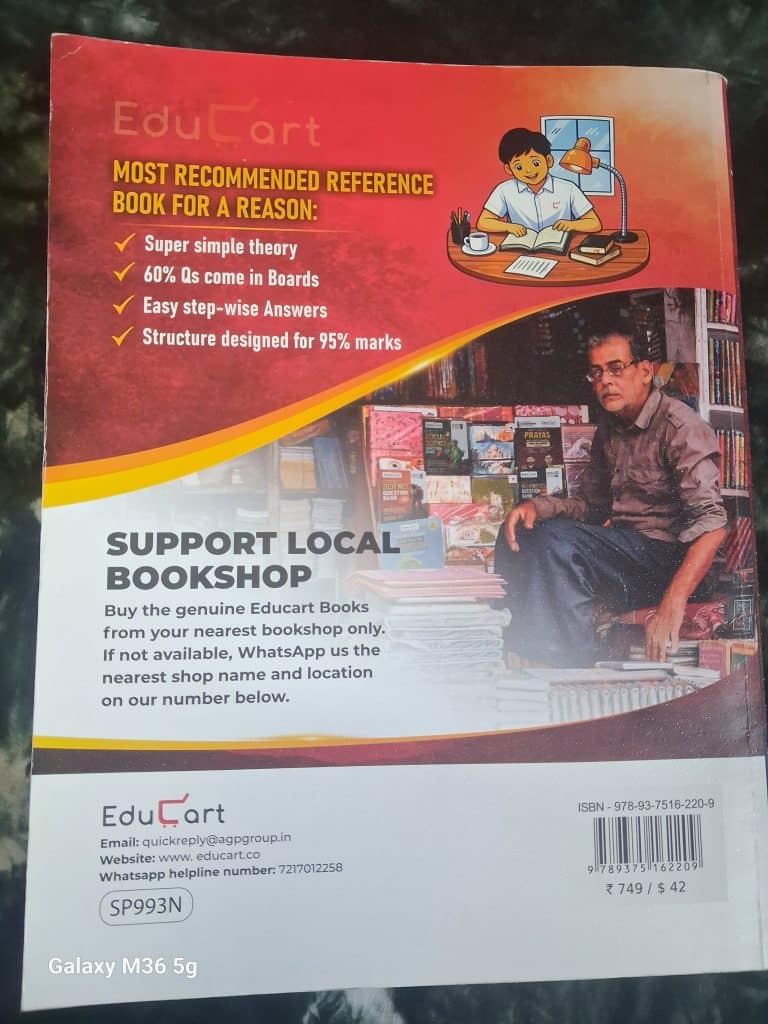 Educart Science Question Bank class 10 2026-27 photo 2