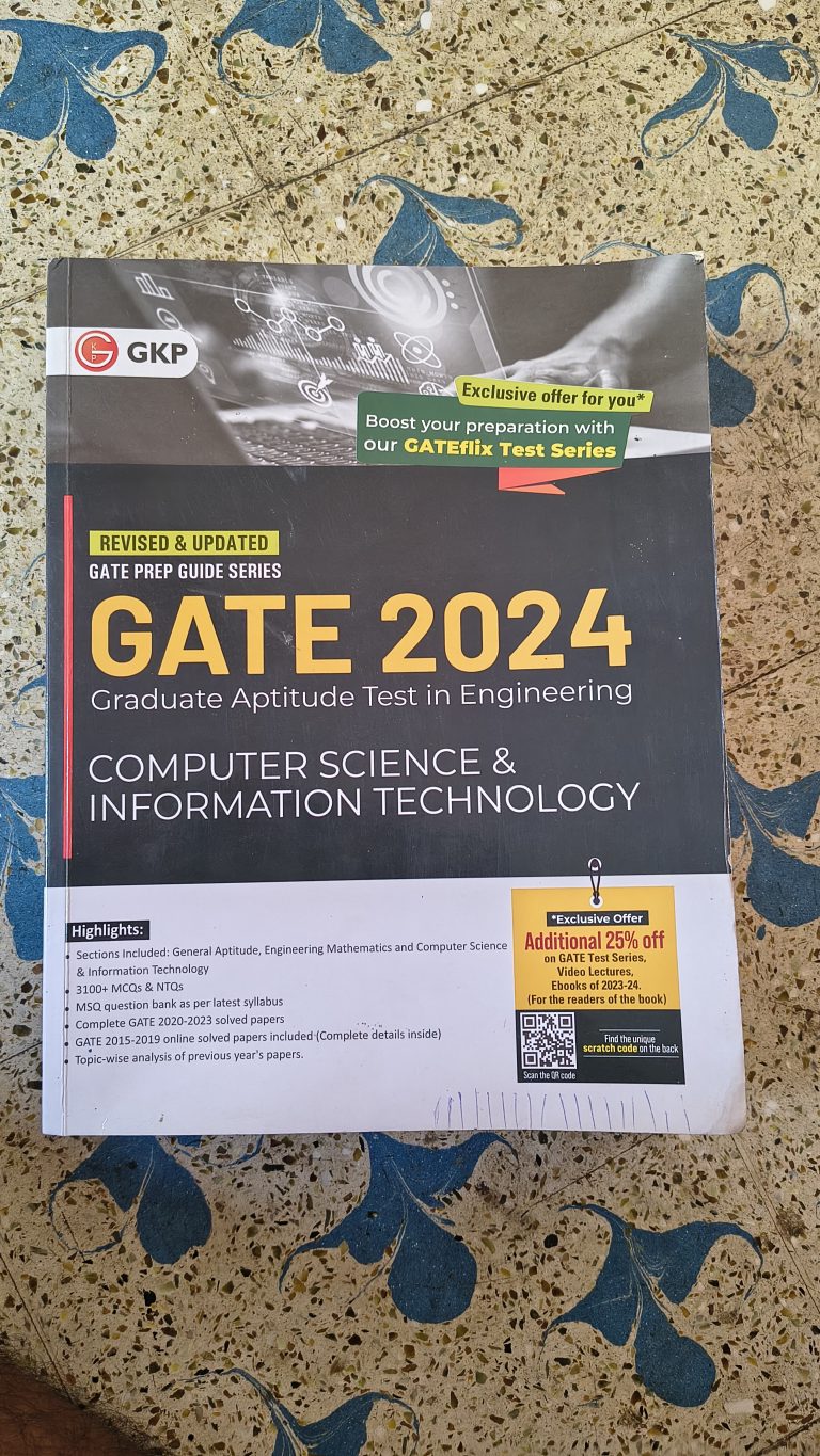 GATE: Computer science and Information Technology