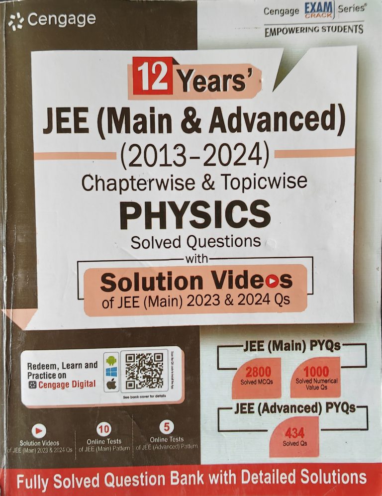 PYQ Physics JEE Mains and Advanced
