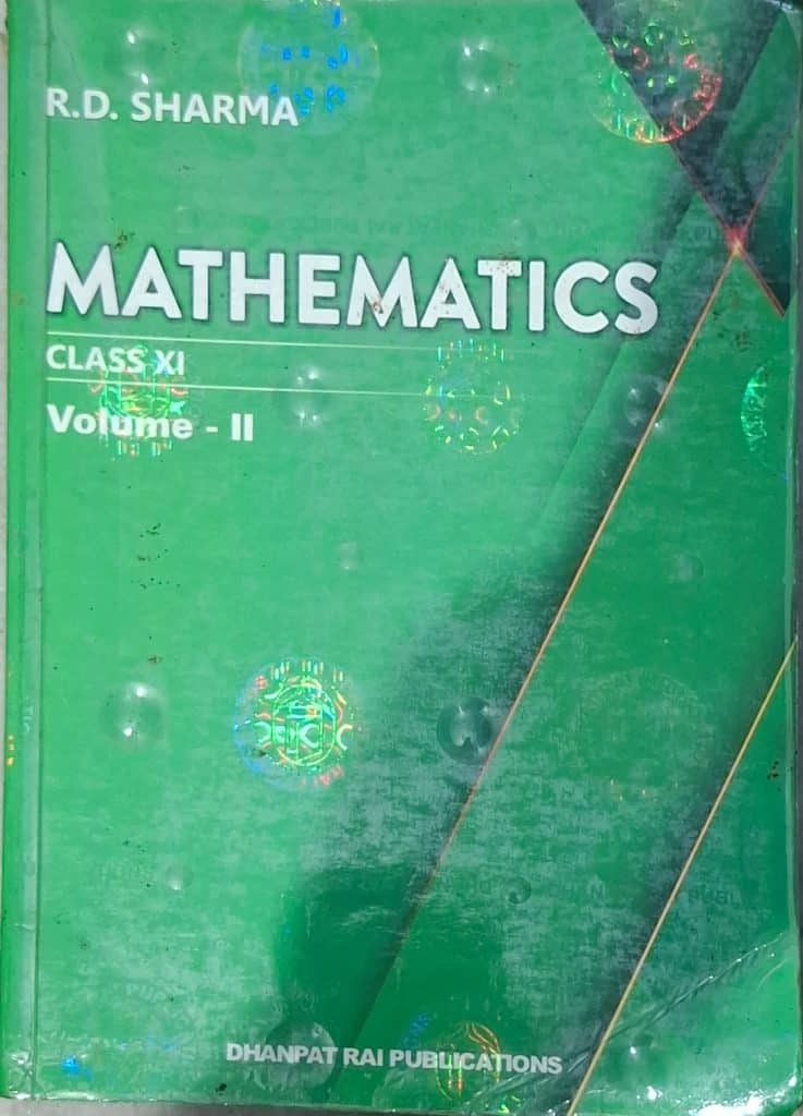 RD Sharma Mathematics XI Vol-II
