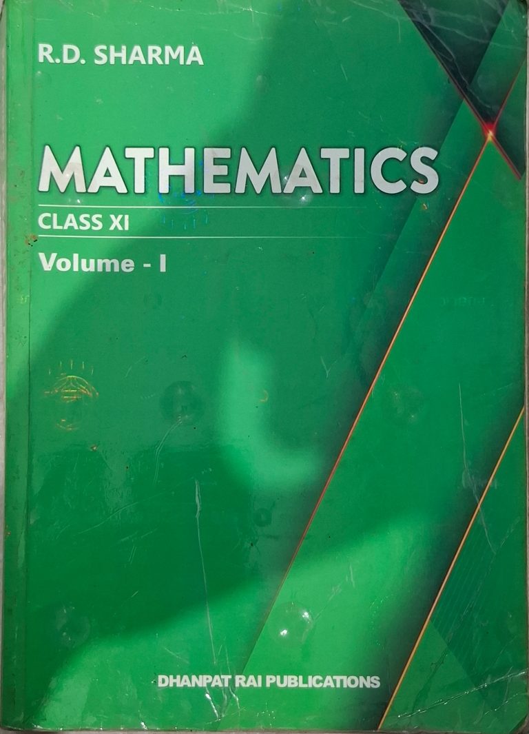 RD Sharma Mathematics XI Vol-I