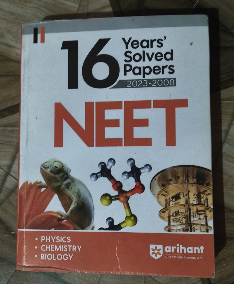 Arihant NEET 16 yrs solved papers