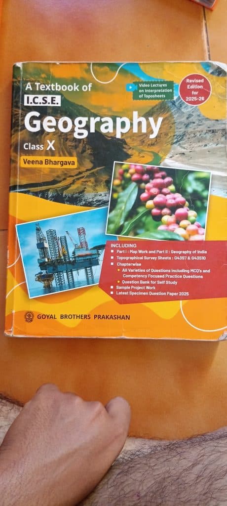 Icse geography by goyal brother Prakashan