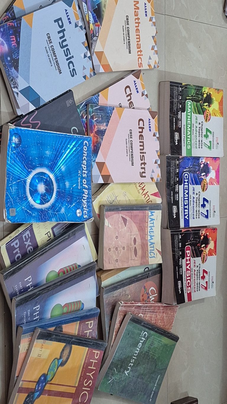 Ncert(11,12), Hcv(1,2), Allen compendium ,JEE PYQ