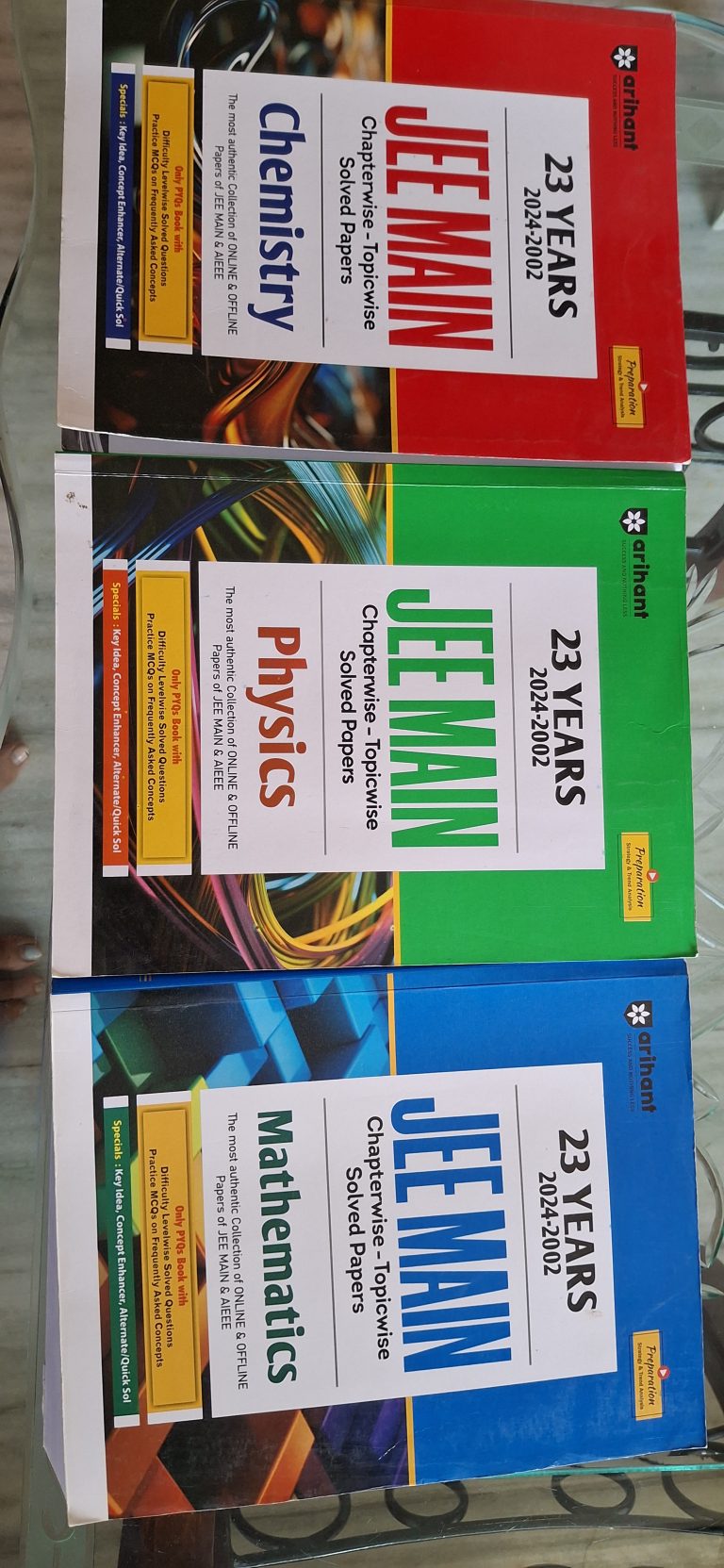 JEE PYQ Books PCM Arihant 23Years