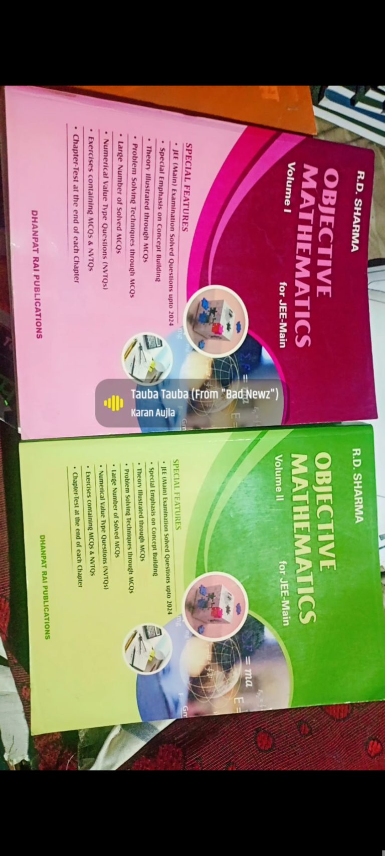 R.D. SHARMA JEE mains mathematics volume 1&2