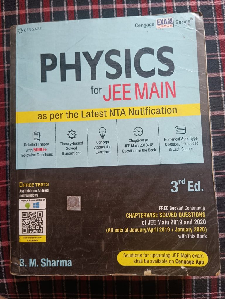 Cengage Physics for JEE Main (3rd Edition) – B.M.