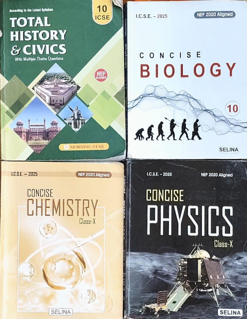 ICSE board class 10th books photo 2