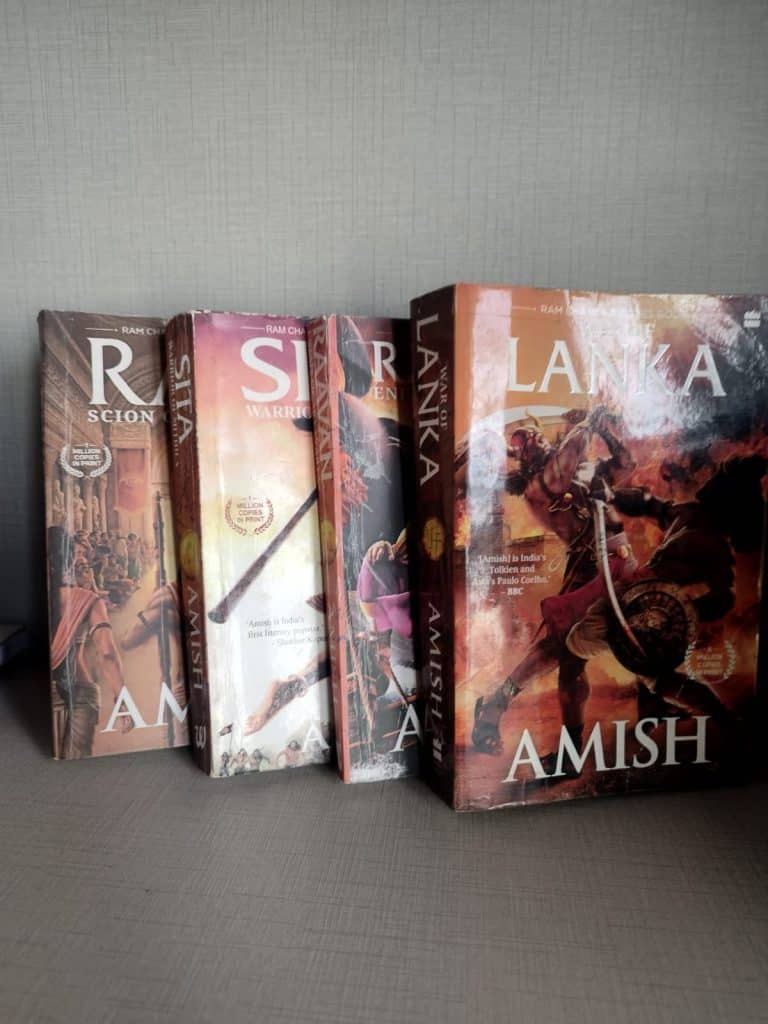 Amish Tripathi Ram Chandra Series (4 Books) – Sign photo 3