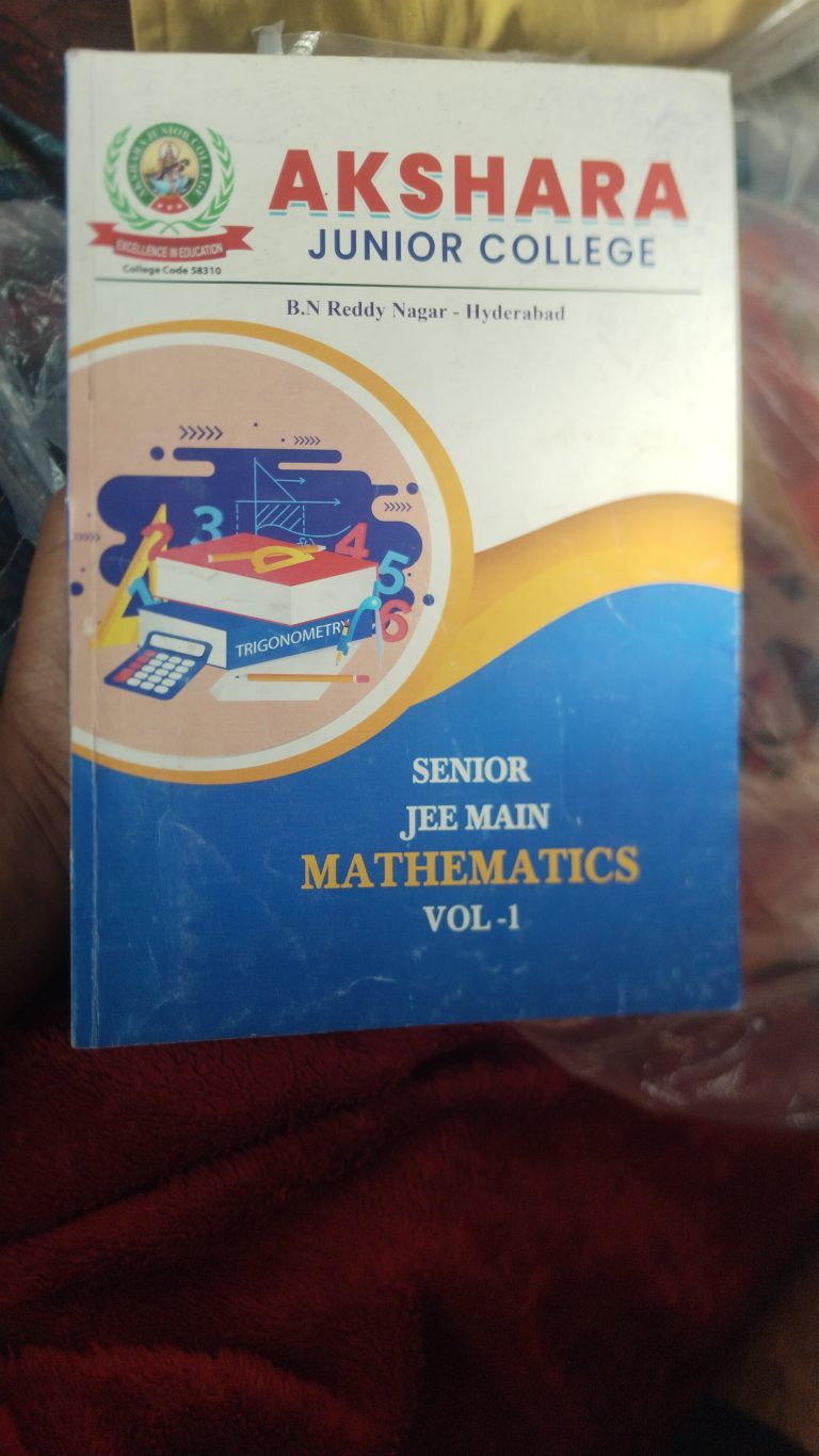 Senior jee main mathematics
