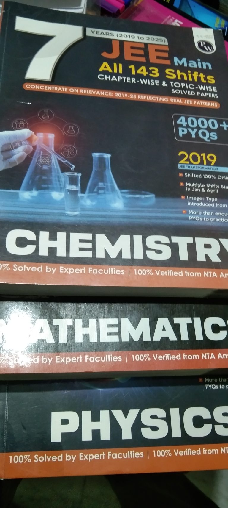 Physics wallah jee main books