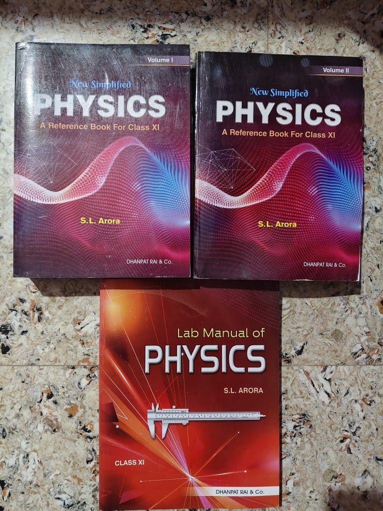 Physics S.L Arora Class XI Board+ JEE Complete