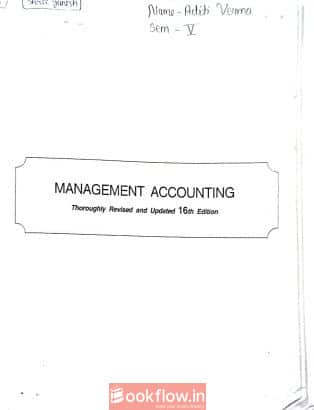 Management Accounting