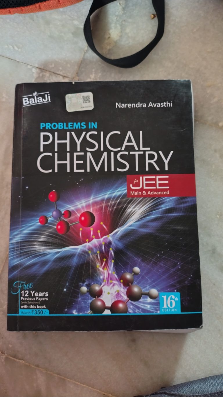 Physical Chemistry by Narendra Awasthi Edition 16