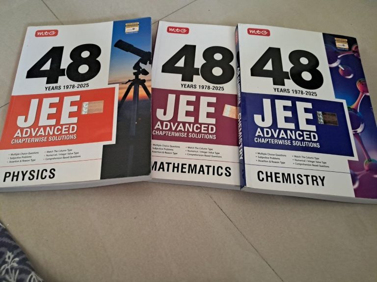 MTG 48 yrs JEE advance 1978-2025