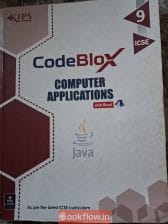 Code Blox computer Application class 9 ICSE