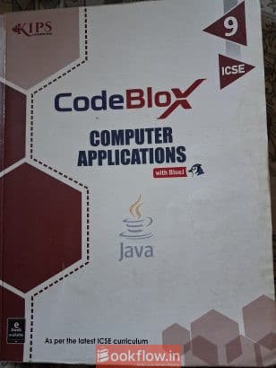 Code Blox computer Application class 9 ICSE