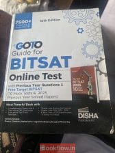 Disha GOTO guide for BITSAT