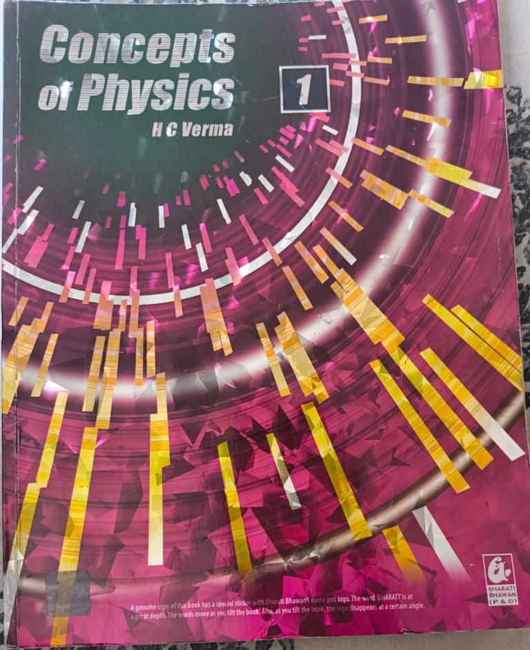 Conecpts of Physics by HC verma part 1 and 2