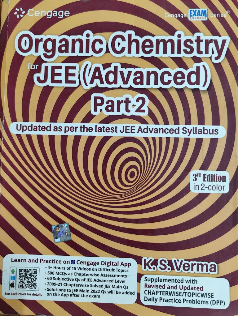 Organic Chemistry Part 2 for JEE Advanced