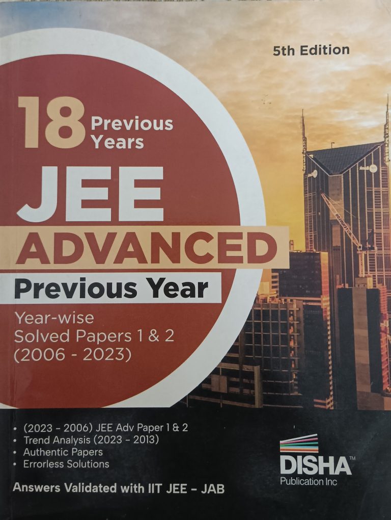 JEE Advanced 18 Previous Papers