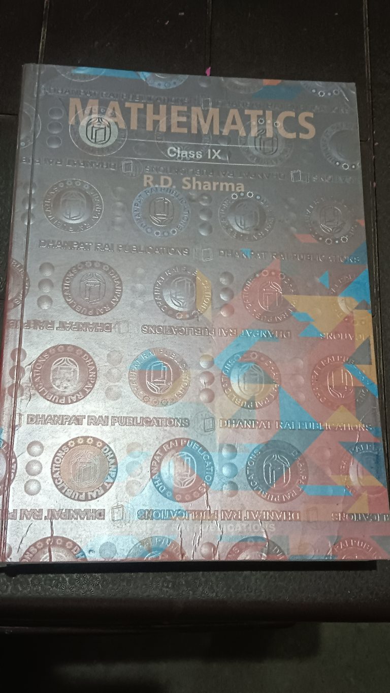 R D Sharma Class [9th] Math Book (2026-2027)20