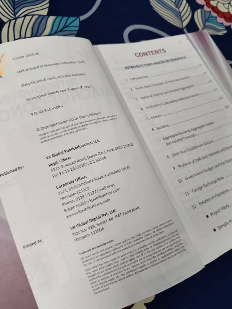 Introductory macroeconomics class 12th 25-26