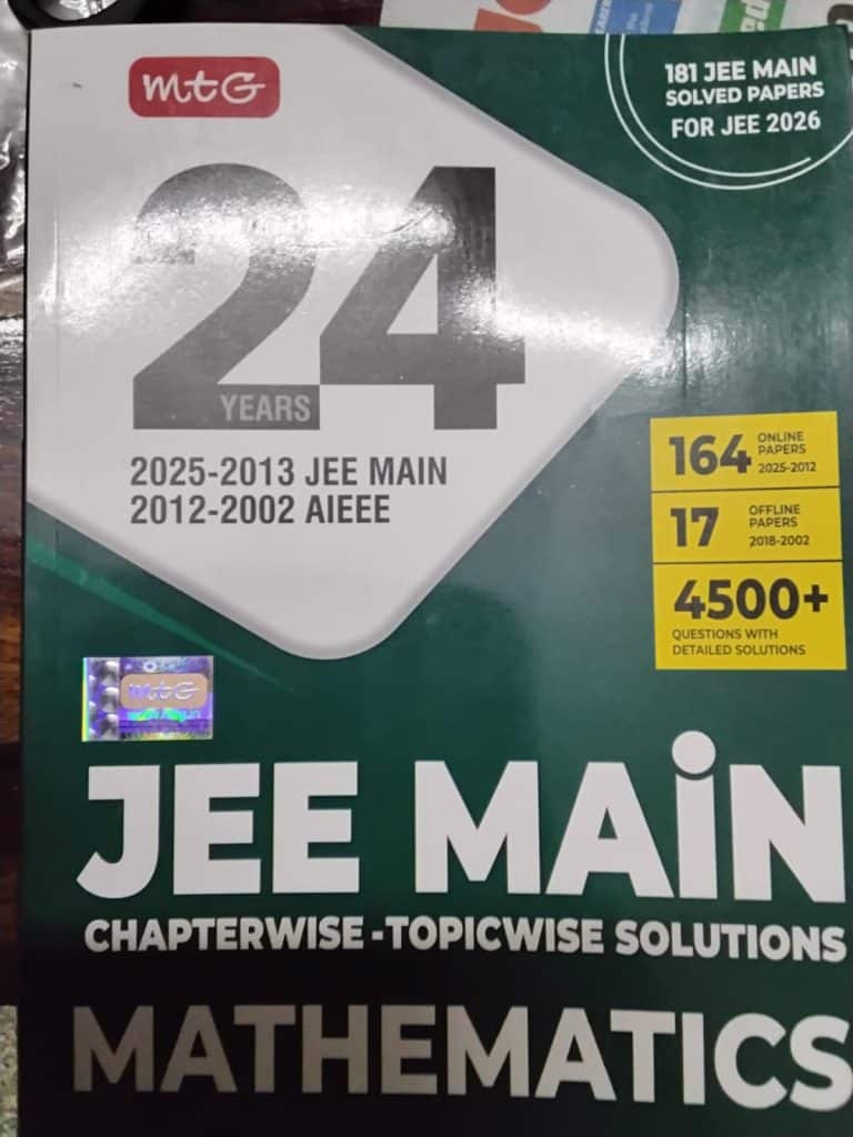 24 Years JEE Main Solved PYQ Books PCM