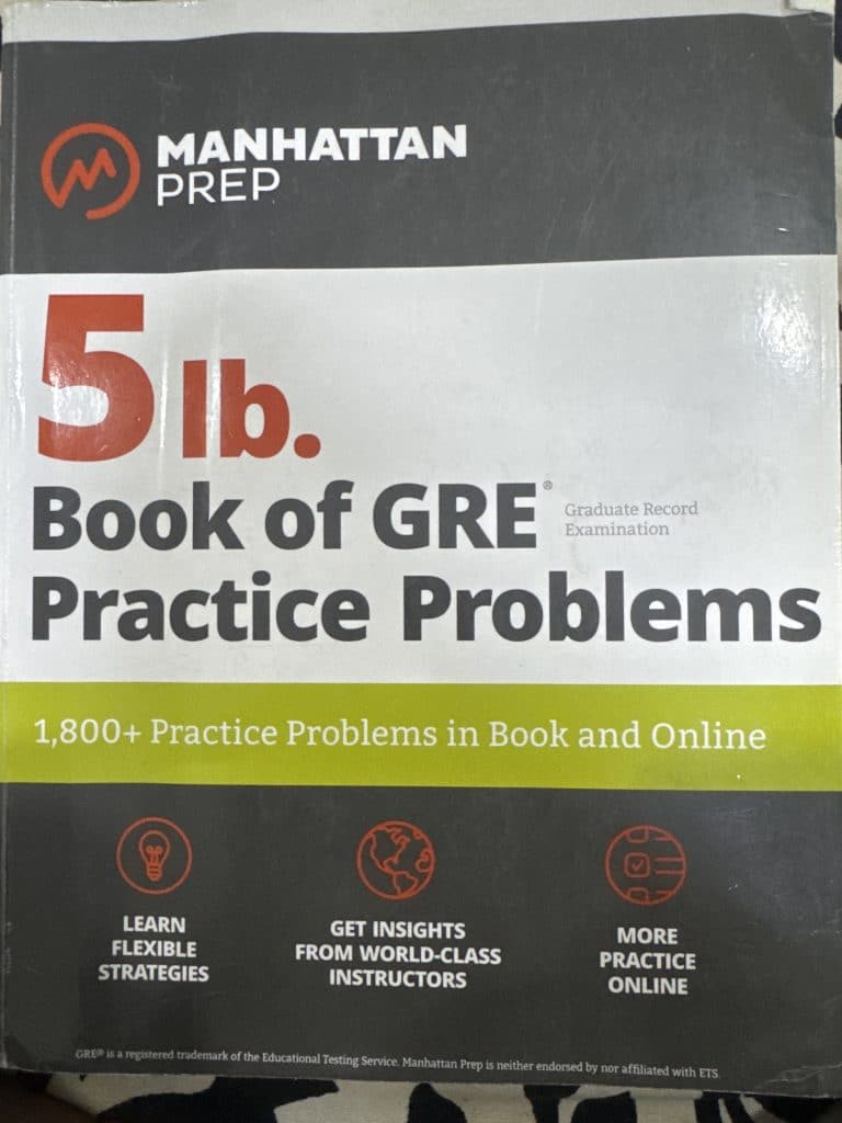 Manhattan prep 5lb Book for GRE