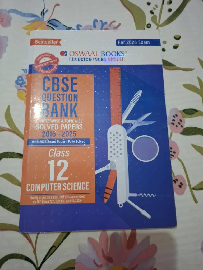 CBSE QUESTION BANK Computer Science (Python)
