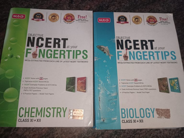NCERT Fingertips Biology and Chemistry NEET