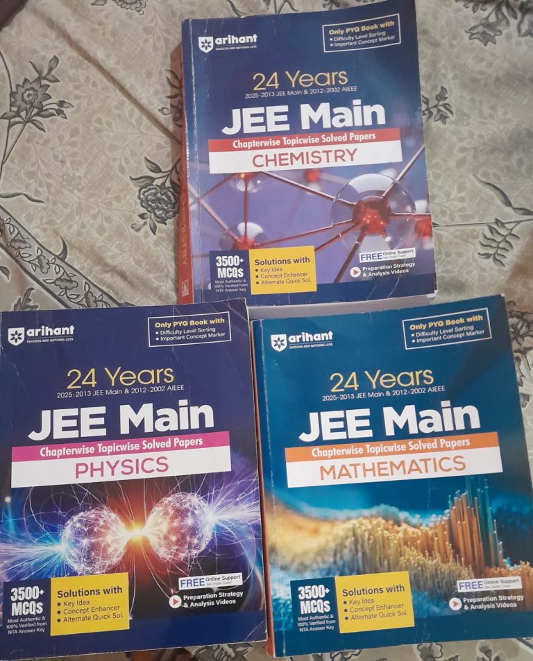 Arihant JEE PYQ Physics Chemistry Maths Set