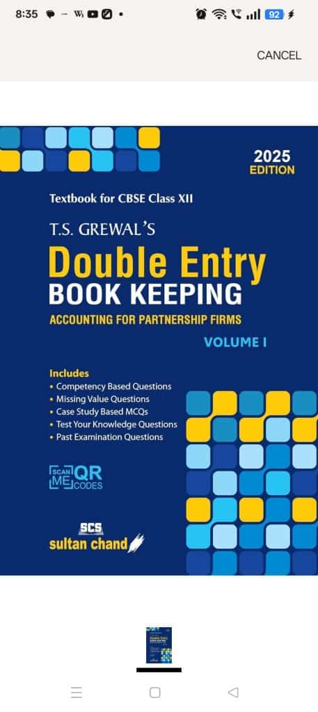 Double entry book keeping ts grewal