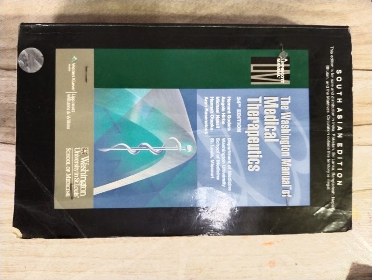 The Washington Manual of Medical Therapeutics 34th
