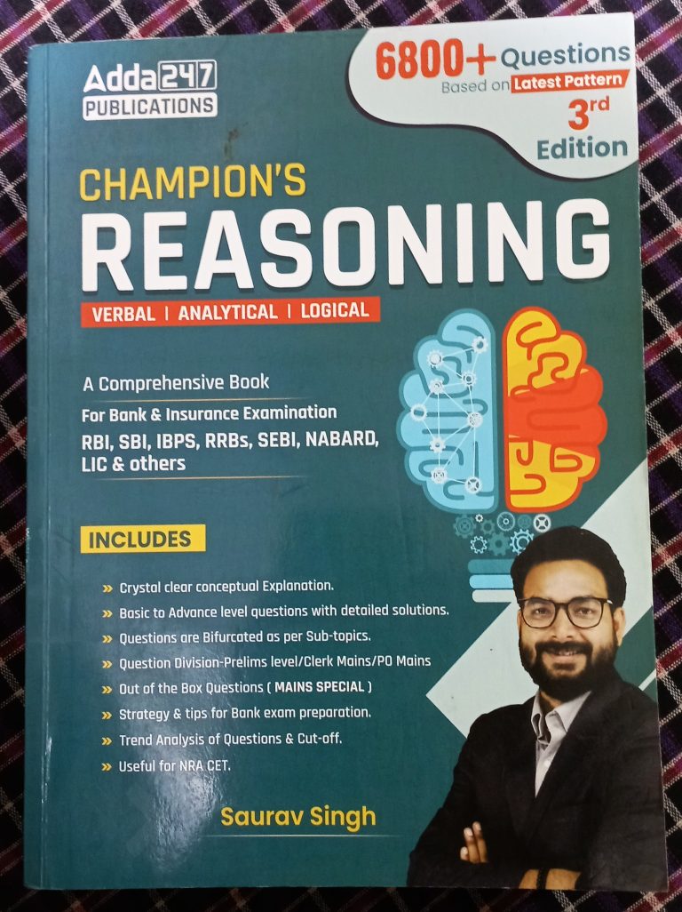 Champions’ Reasoning by Adda247