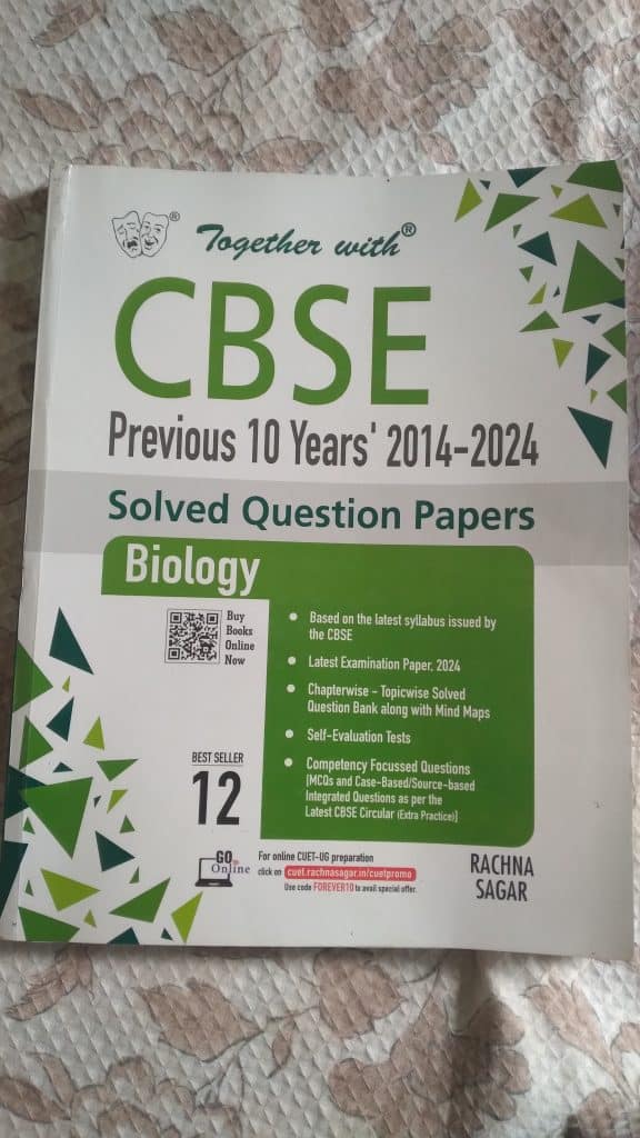 Together with CBSE previous year questions biology