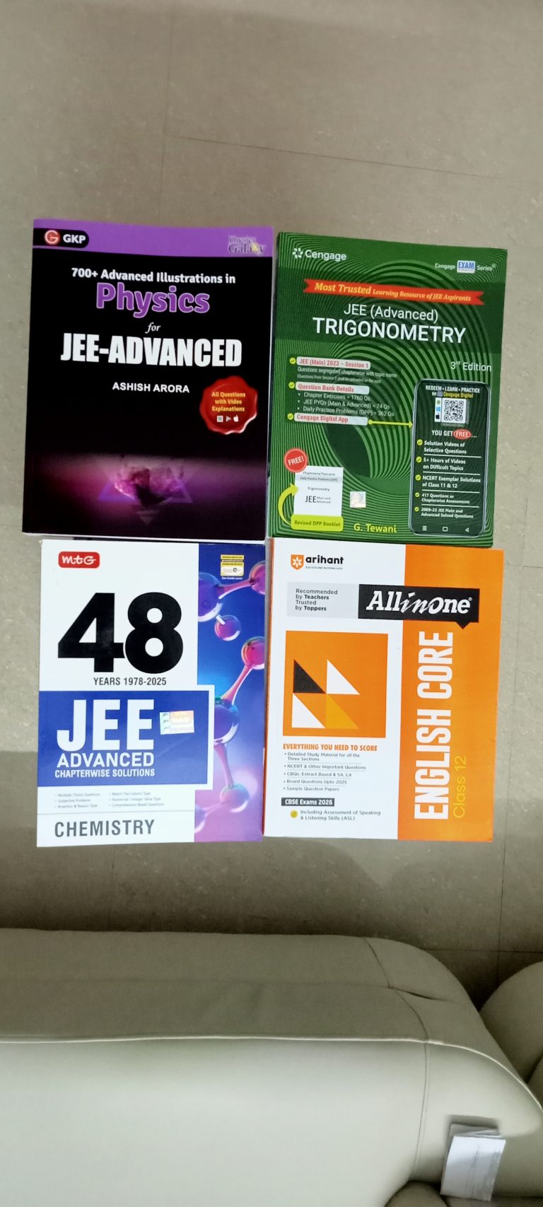 Jee advanced pyq phy. Chem. Mat. 12th english guid