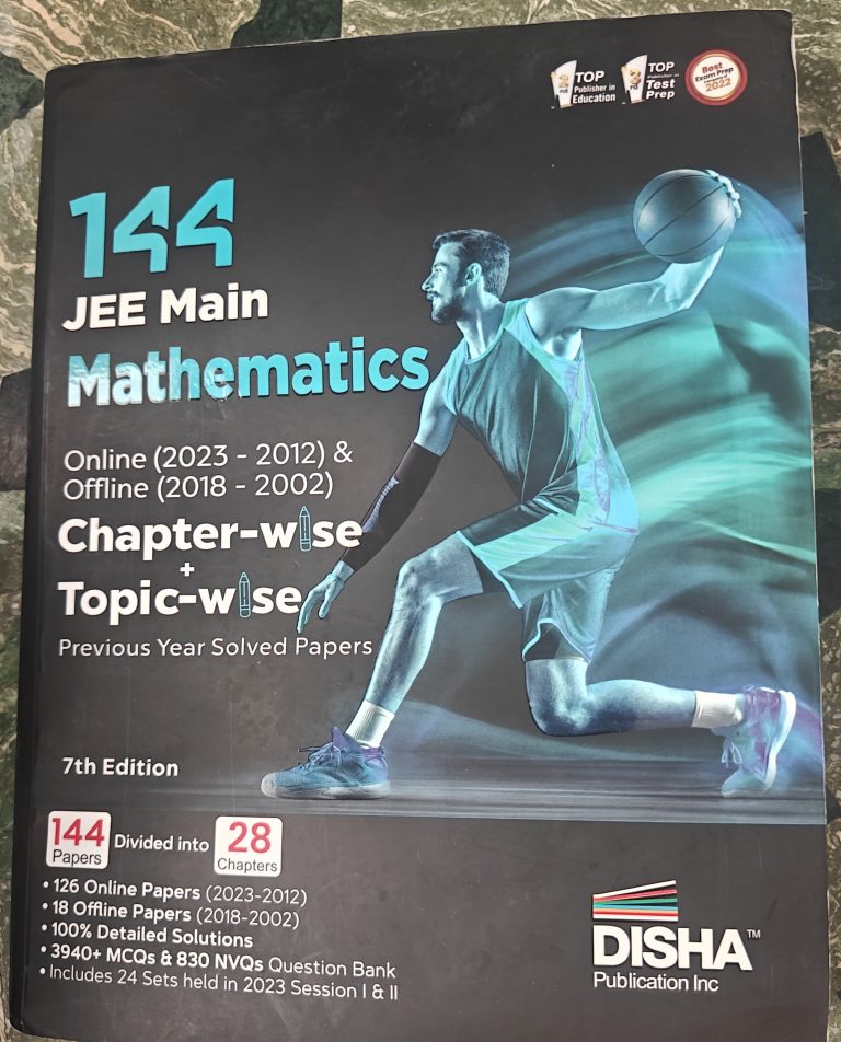 144 JEE Main Mathematics previous year solvedpaper