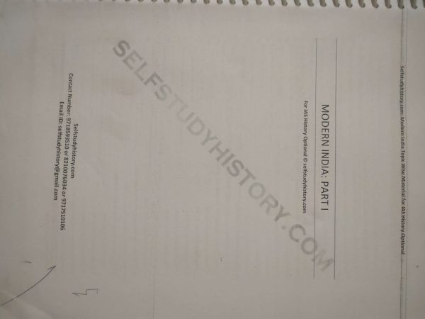 History Optional Printed Notes