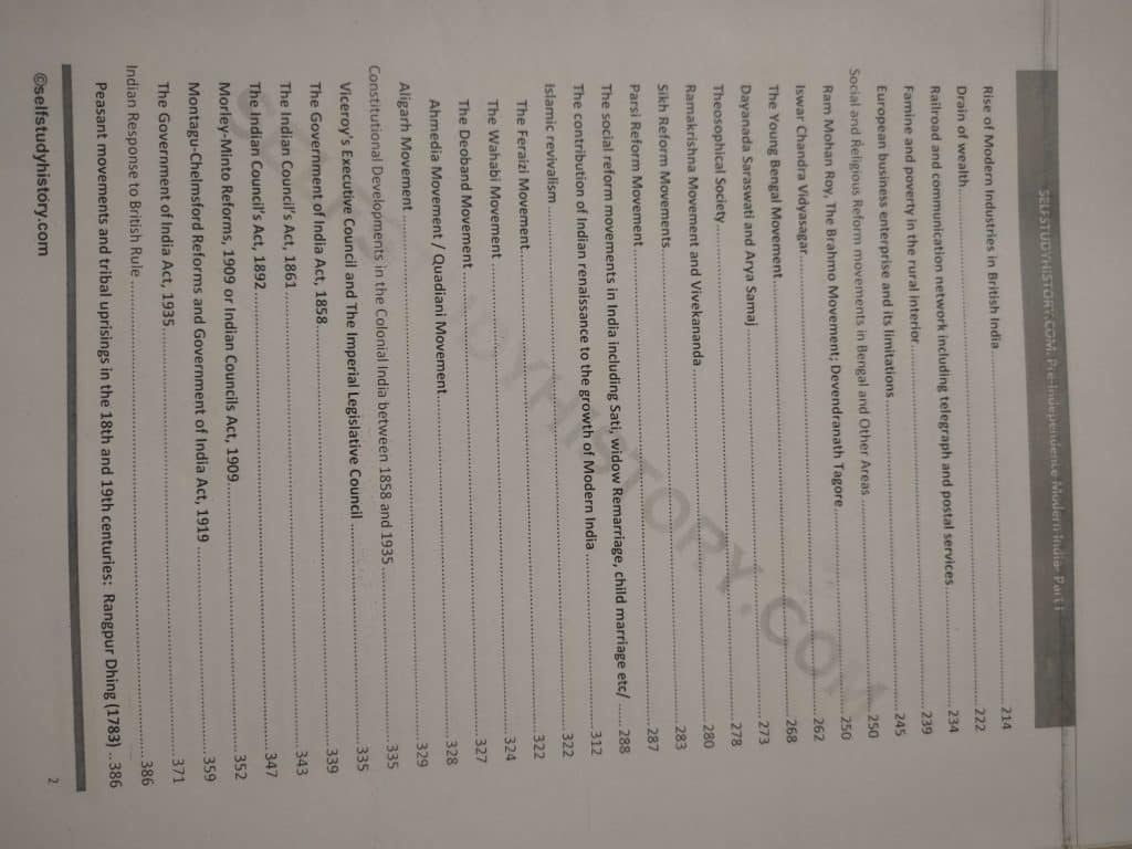 History Optional Printed Notes photo 2