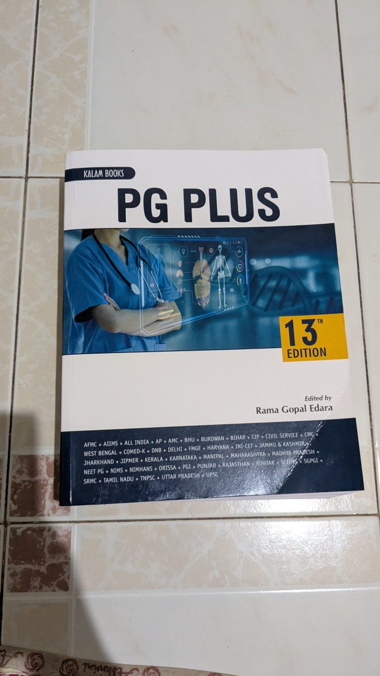 Pg plus 13th edition edited by Rama Gopal Edara