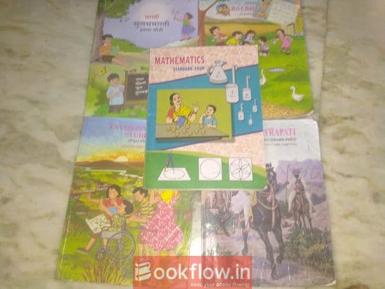 English,Marathi , history,maths, science STD four