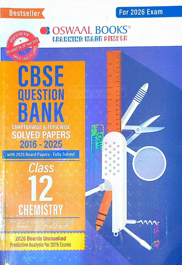 Oswaal Chemistry CBSE Question Bank