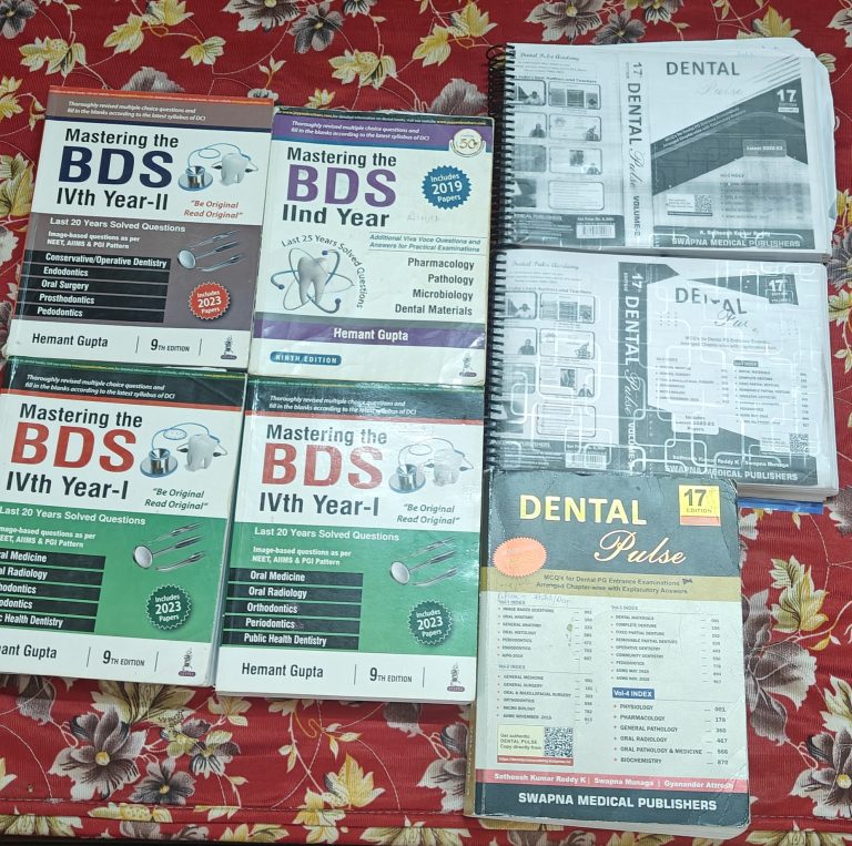 BDS Dental Books Set – Mastering BDS + Dental Puls