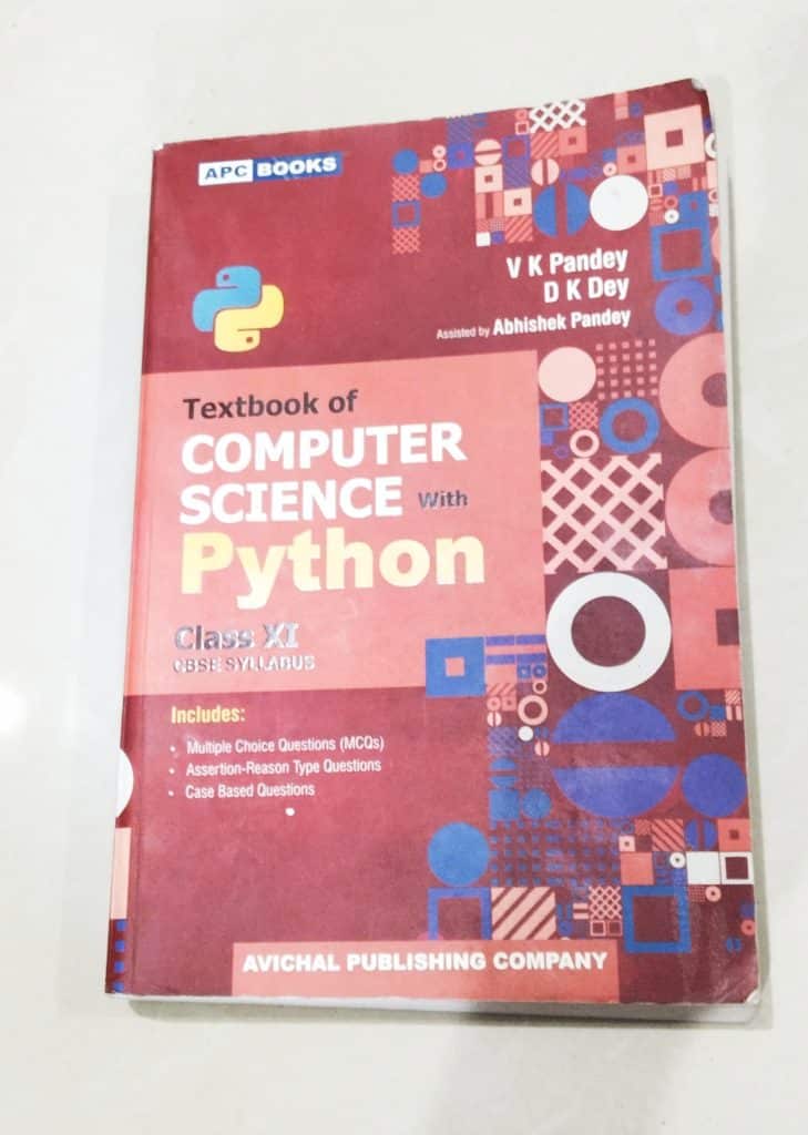 Textbook of computer science with python class XI