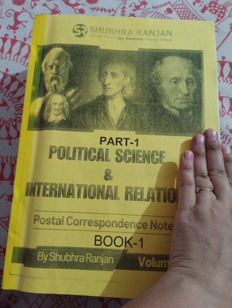 PSIR Optional Notes of shubhra ranjan IAS mam