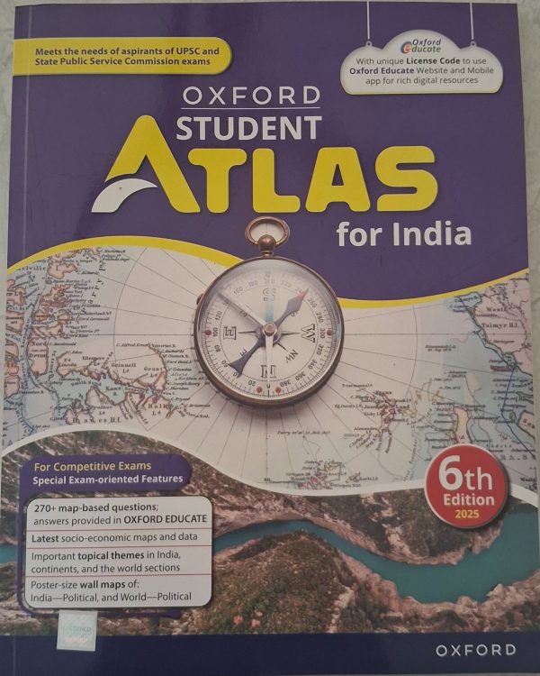 Oxford Student Atlas for India 6th Edition 2025