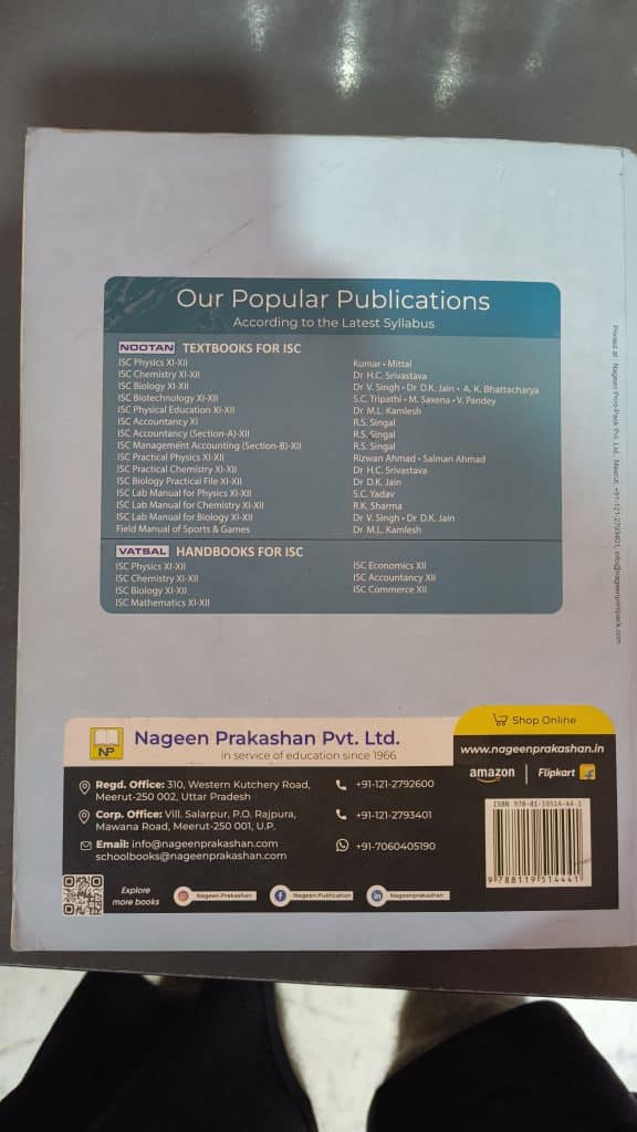 Nootan ISC Physics Class 11th- Nageen Prakashan photo 2