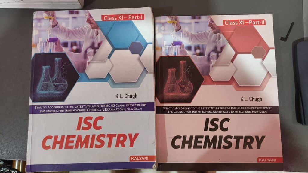 K. L Chugh ISC Chemistry Class 11 Volume -1 and 2